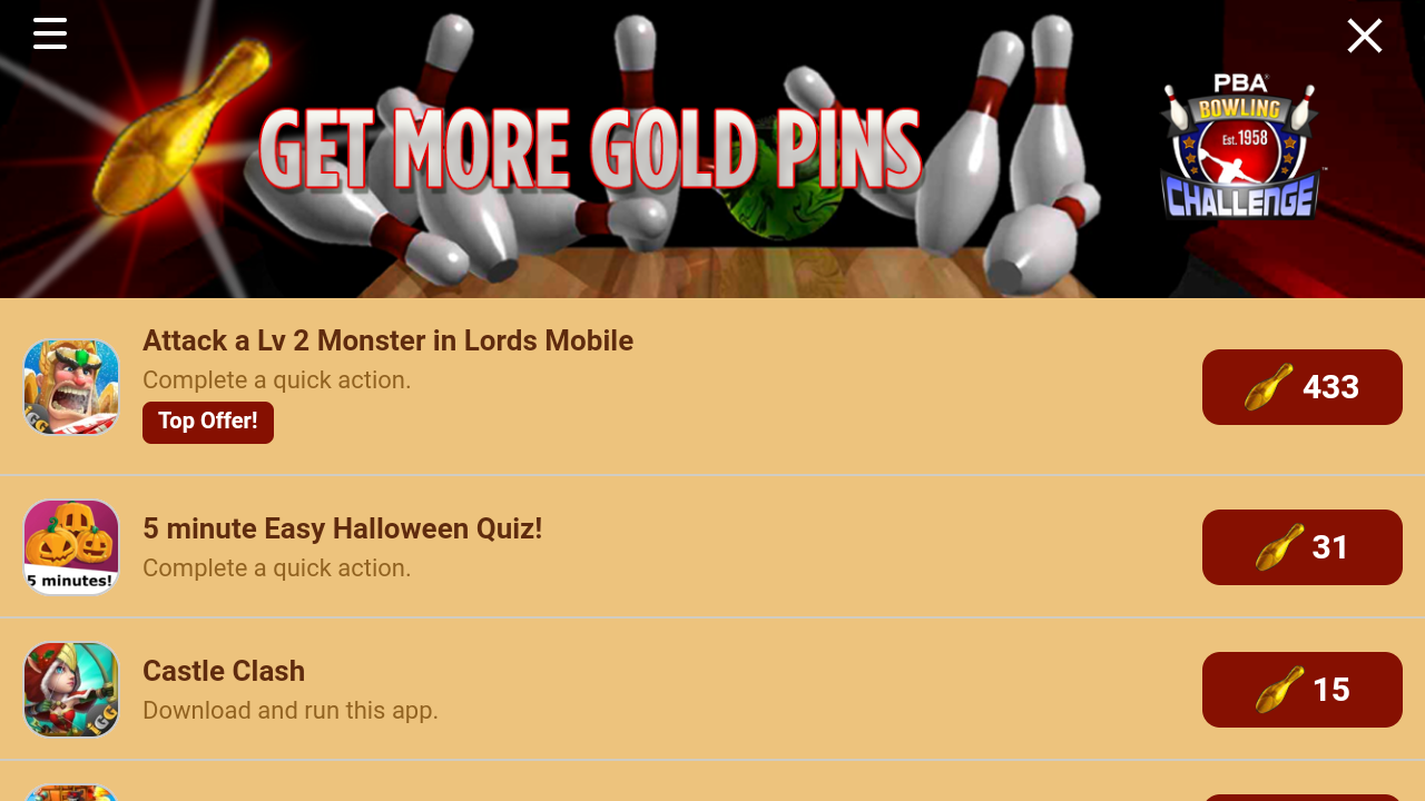 PBA Bowling Challenge