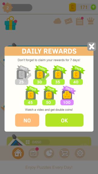Puzzledom daily bonus cheat