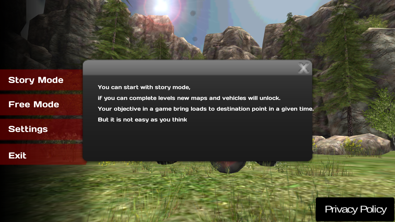 Truck driver 3D: Offroad