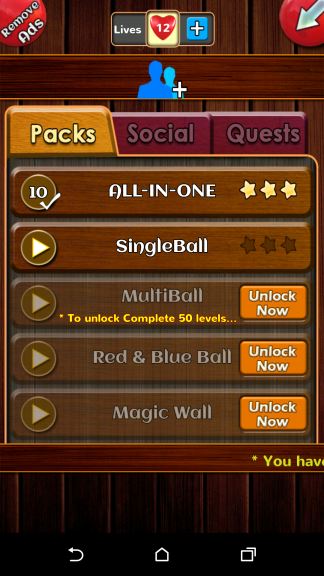 Unblock Ball Game cheat lives