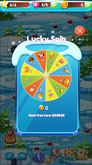 Winter Fruit Mania spins cheat
