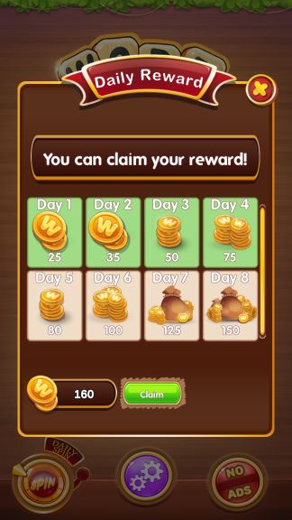 Word Bright Game coins-hints-cheat