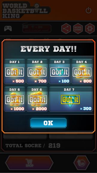 World Basketball King coins cheats