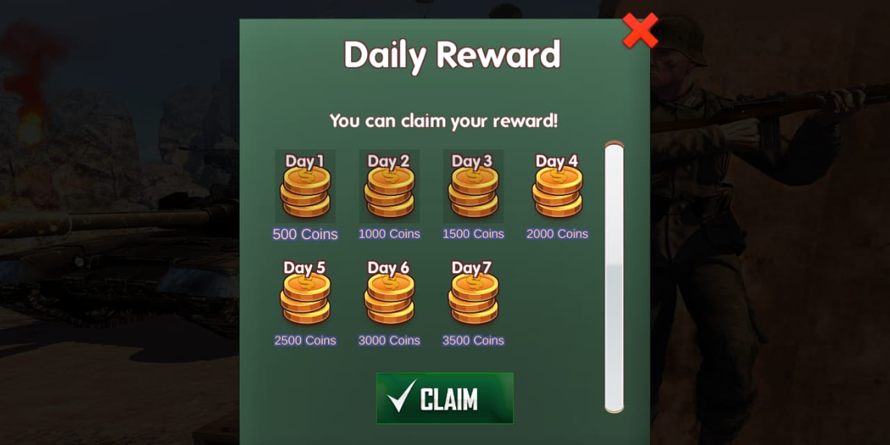 World War II FPS Shooting : Heroes of War