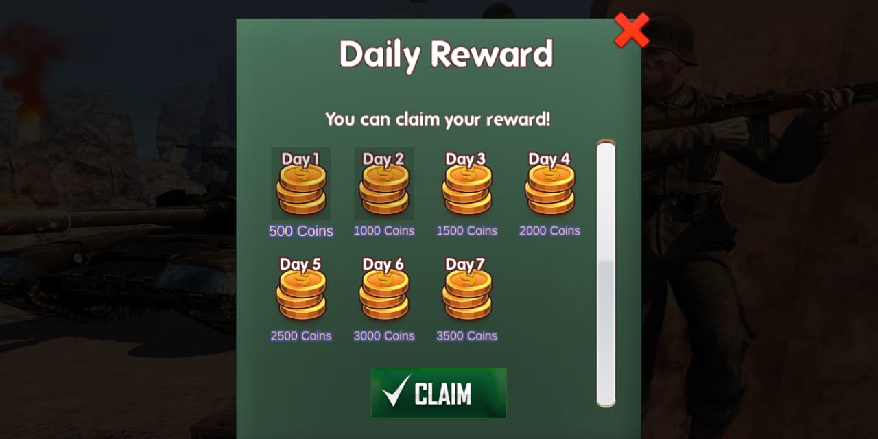 World War II FPS Shooting : Heroes of War