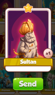sultan card coin master