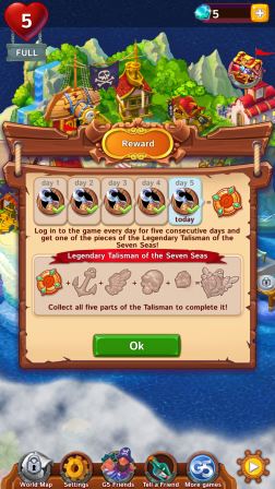 Pirates & Pearls: Match 3 Puzzle