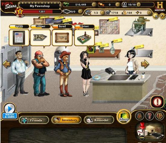 pawn stars the game