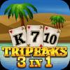 3 tripeaks solitaire games