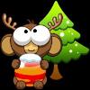 bubble monkey xmas