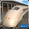 bullet train subway station 3d