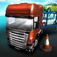 car transporter truck parking