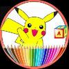 coloring page poke