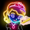 draw glow princess gamelinkexchange