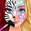 face paint costume party salon