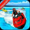 fast jet ski water boat racing