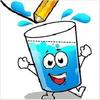 fill the glass - drawing puzzles