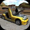 furious car driving