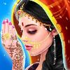 indian doll bride wedding girl makeup and dressup