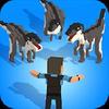 jurassic hopper: crossy dinosaur shooter game