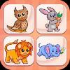 kids animals memory