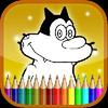 kids coloring game for oggy