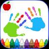 kids finger painting coloring gamelinkexchange