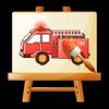 kids paintings coloring - cars gamelinkexchange