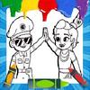 little singham coloring game