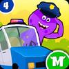 my monster town - police station games for kids