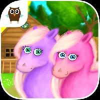 pony sisters in magic garden
