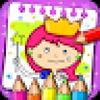 princess coloring book & games