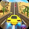 racing in car 3d