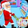santa supermarket shopping