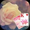 solitaire white rose theme