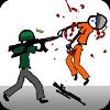 stickman soldier shooting