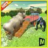 transport truck: zoo animals