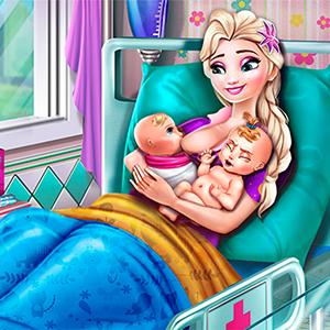 elsa mommy twins birth GameLinkExchange